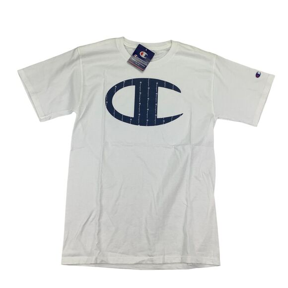 Champion Other - Champion Mens Big C Logo Graphic Short Sleeve Crewneck T-Shirt White S